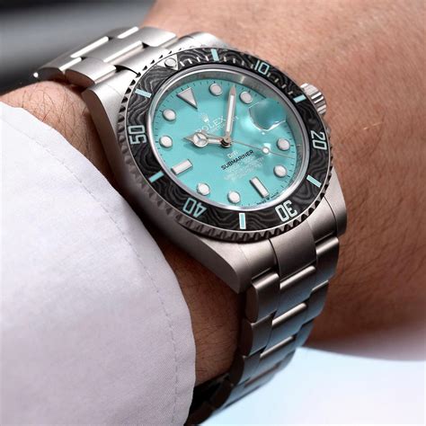 rolex submariner tiffany for sale|Rolex op 41 tiffany blue.